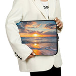 Sunrise Wave Print Laptop Sleeve