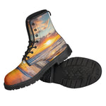 Sunrise Wave Print Backpack