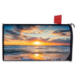 Sunrise Wave Print Mailbox Cover