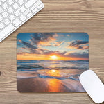 Sunrise Wave Print Mouse Pad