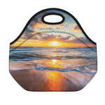 Sunrise Wave Print Neoprene Lunch Bag