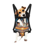 Sunrise Wave Print Pet Carrier Backpack