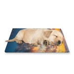 Sunrise Wave Print Pet Cooling Mat Cover