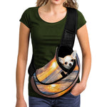 Sunrise Wave Print Pet Sling Carrier