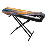 Sunrise Wave Print Piano Keyboard Cover