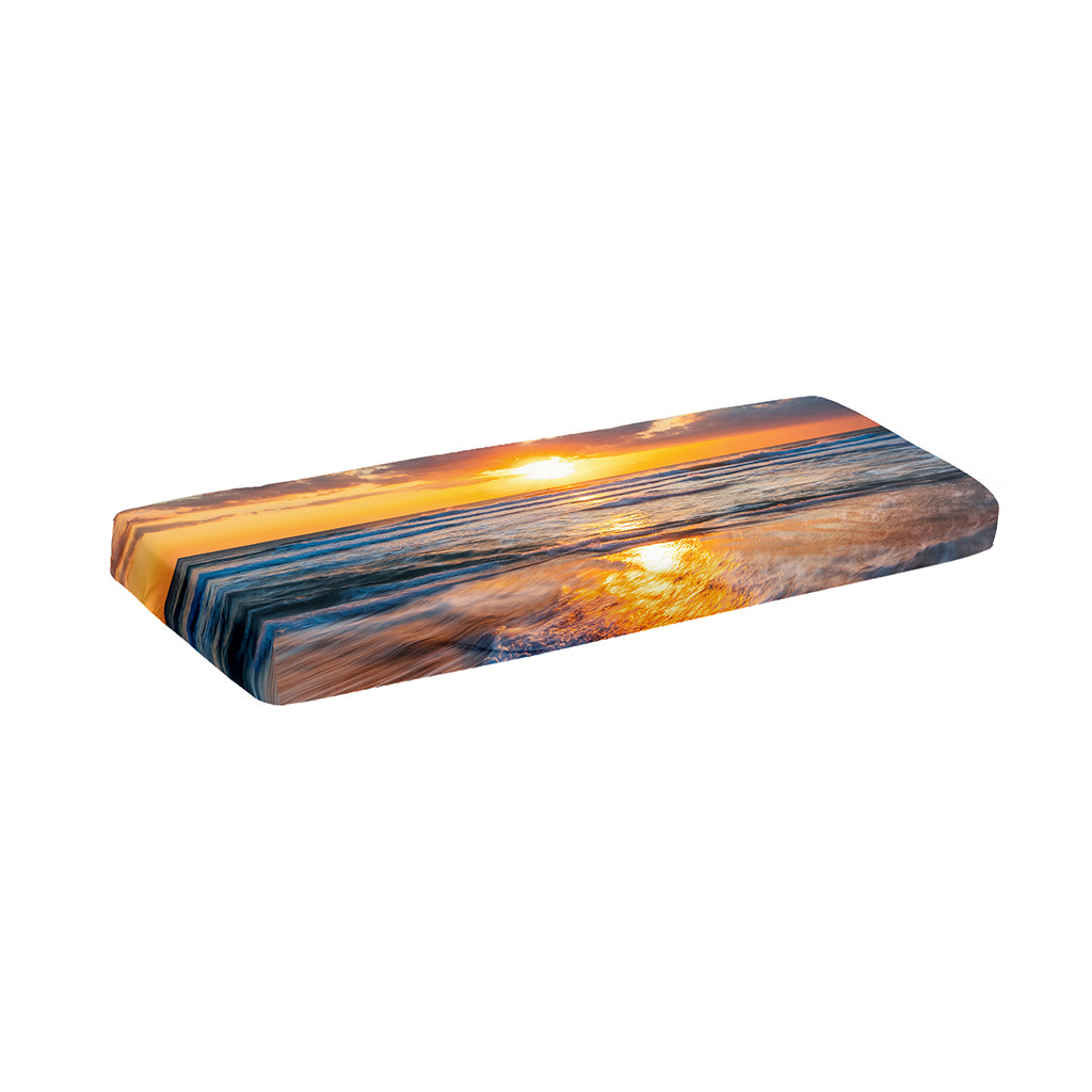 Sunrise Wave Print Piano Keyboard Cover