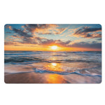 Sunrise Wave Print Polyester Doormat