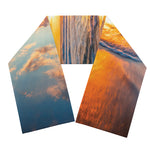 Sunrise Wave Print Scarf