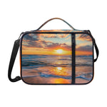 Sunrise Wave Print Shoulder Strap Bible Bag