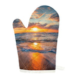 Sunrise Wave Print Single Oven Mitt