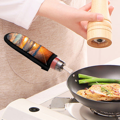 Sunrise Wave Print Skillet Handle Cover