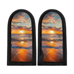 Sunrise Wave Print Skillet Handle Cover