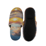 Sunrise Wave Print Slippers