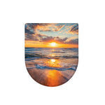 Sunrise Wave Print Toilet Lid Cover
