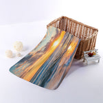 Sunrise Wave Print Towel