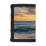 Sunrise Wave Print Trifold Wallet