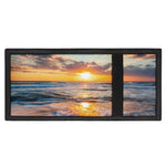 Sunrise Wave Print Trifold Wallet