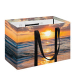 Sunrise Wave Print Utility Tote Bag