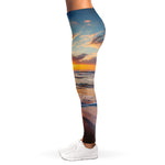 Sunrise Wave Print Women's Leggings