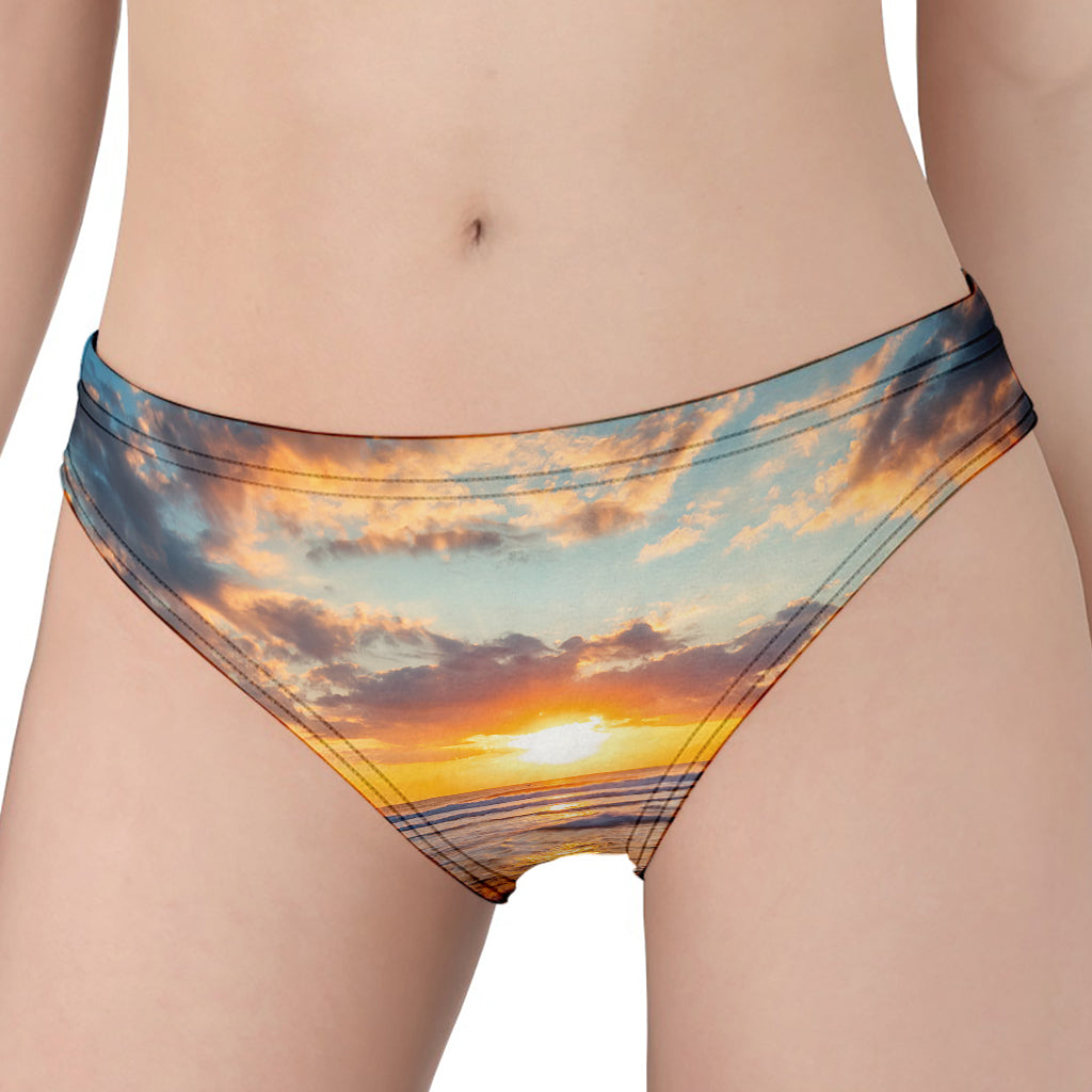 Sunrise Wave Print Women's Panties