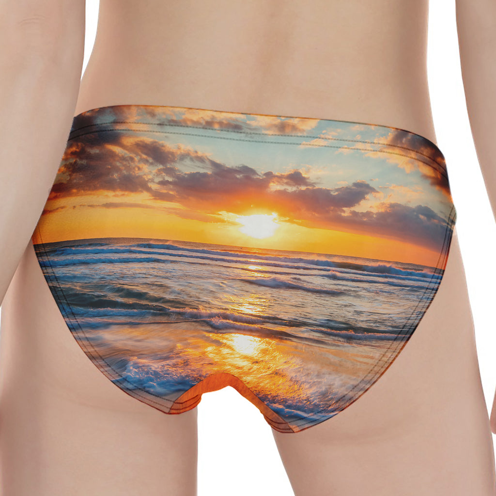 Sunrise Wave Print Women's Panties