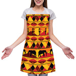 Sunset African Tribal Pattern Print Adjustable Apron