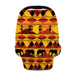 Sunset African Tribal Pattern Print Baby Seat Cover