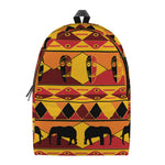 Sunset African Tribal Pattern Print Backpack