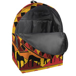 Sunset African Tribal Pattern Print Backpack