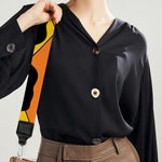 Sunset African Tribal Pattern Print Bag Strap