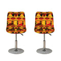 Sunset African Tribal Pattern Print Bar Stool Covers