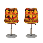 Sunset African Tribal Pattern Print Bar Stool Covers