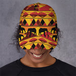 Sunset African Tribal Pattern Print Baseball Cap