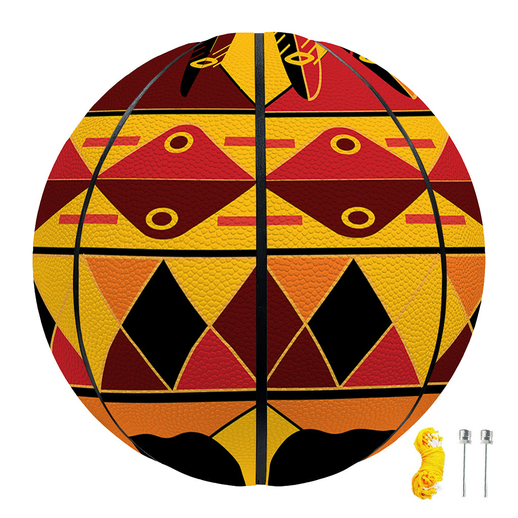 Sunset African Tribal Pattern Print Basketball