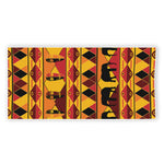 Sunset African Tribal Pattern Print Beach Towel