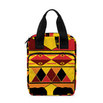 Sunset African Tribal Pattern Print Bible Tote Bag