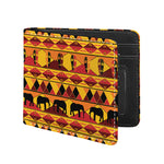 Sunset African Tribal Pattern Print Bifold Wallet