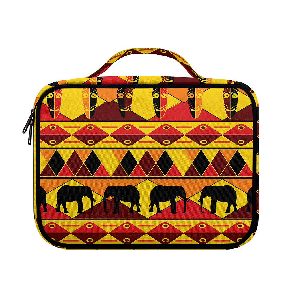 Sunset African Tribal Pattern Print Briefcase Bible Bag