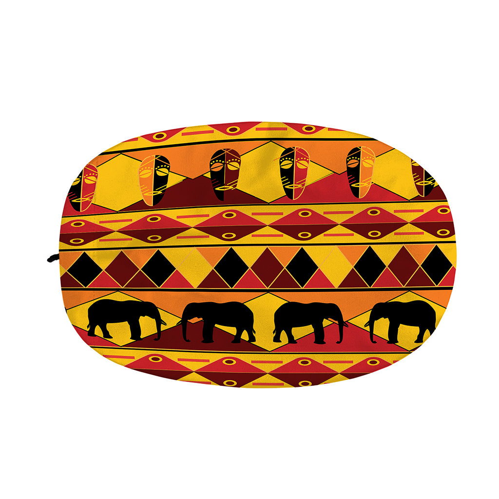 Sunset African Tribal Pattern Print Car Side Mirror Covers