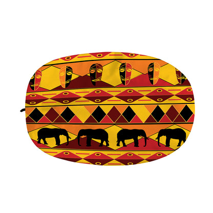 Sunset African Tribal Pattern Print Car Side Mirror Covers