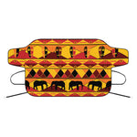Sunset African Tribal Pattern Print Car Windshield Snow Cover