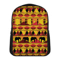 Sunset African Tribal Pattern Print Casual Backpack