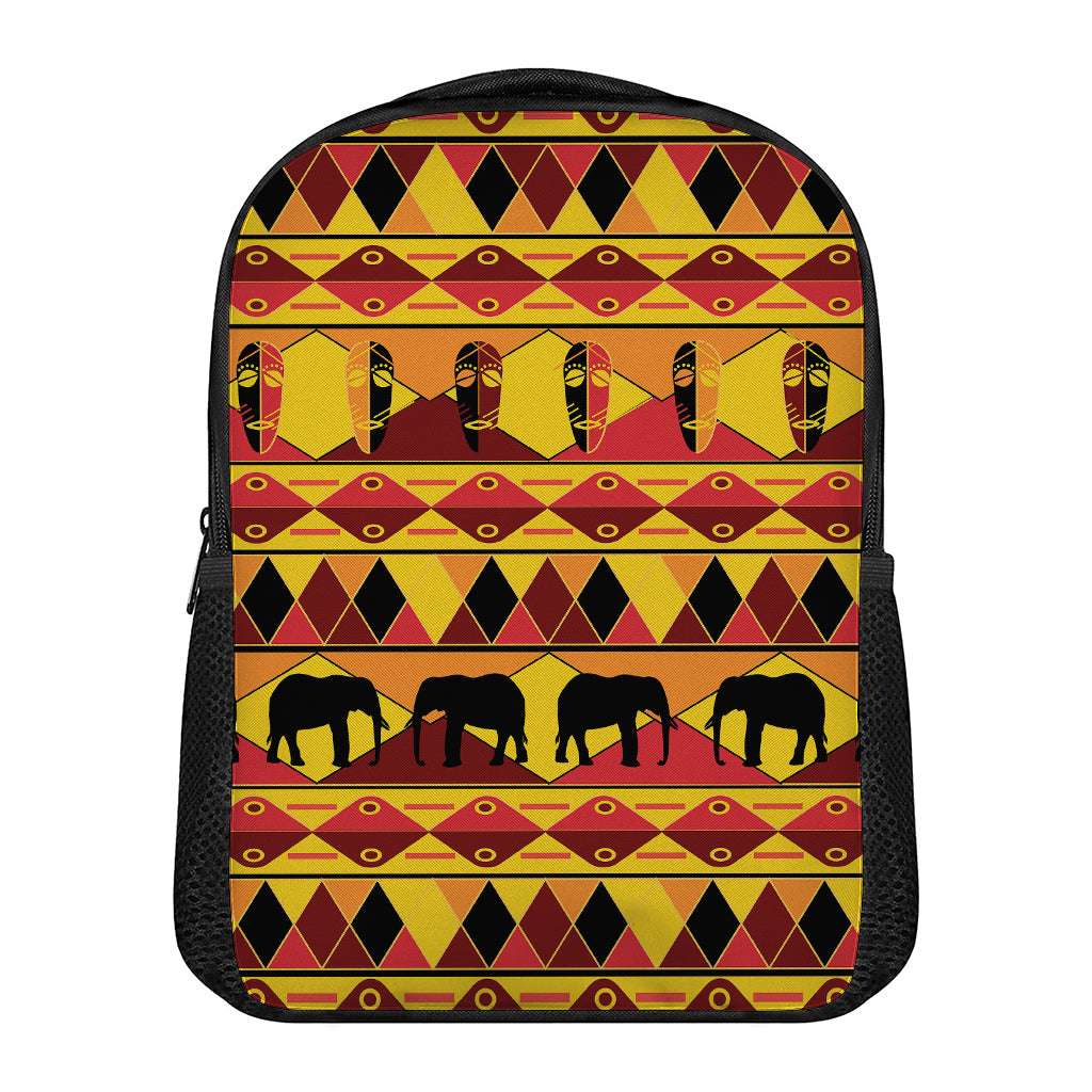 Sunset African Tribal Pattern Print Casual Backpack