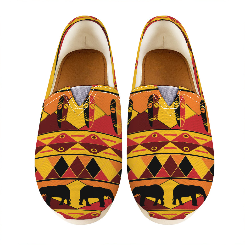 Sunset African Tribal Pattern Print Casual Shoes