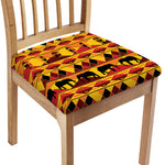 Sunset African Tribal Pattern Print Chair Cushion Cover