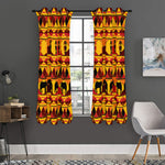Sunset African Tribal Pattern Print Curtain