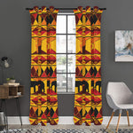 Sunset African Tribal Pattern Print Curtain