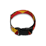 Sunset African Tribal Pattern Print Dog Collar