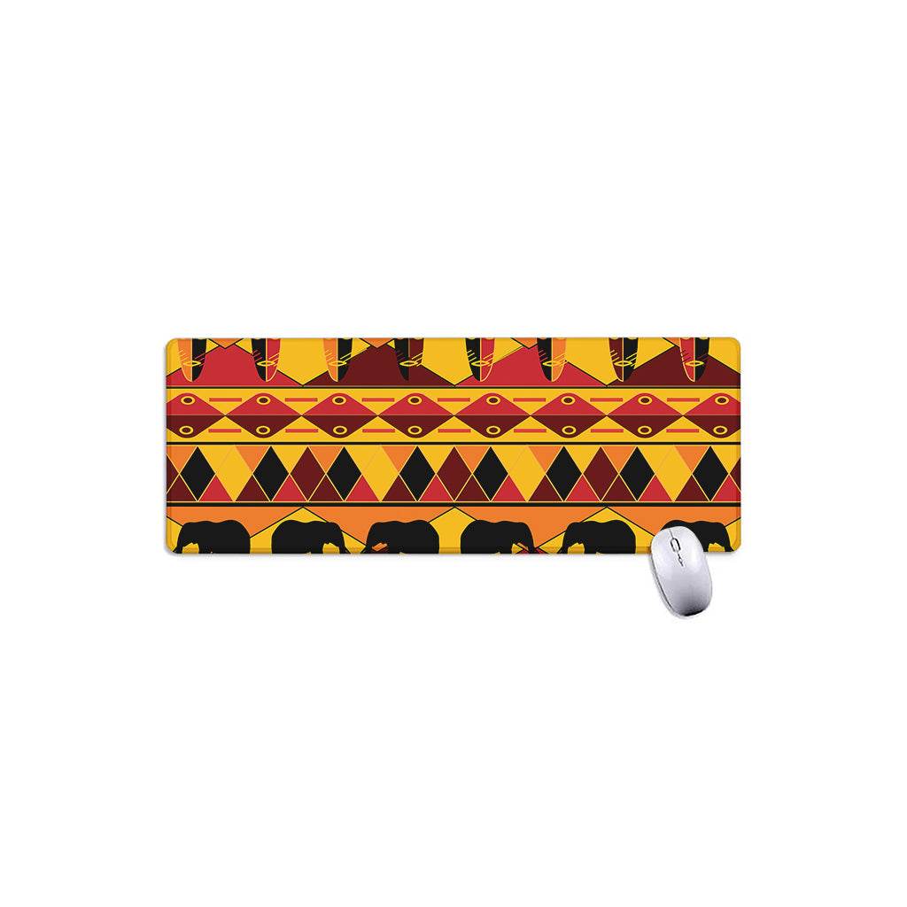 Sunset African Tribal Pattern Print Extended Mouse Pad