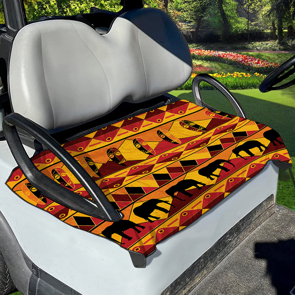 Sunset African Tribal Pattern Print Golf Cart Seat Cover